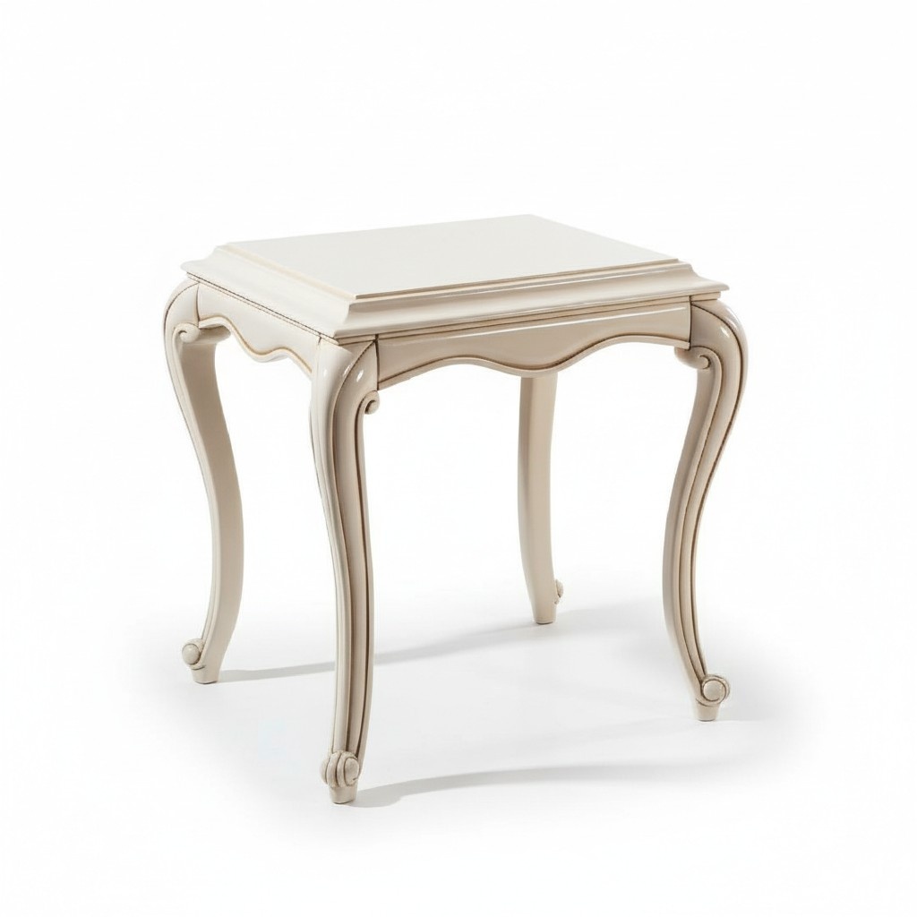 Classic Newspaper Tables Wood Side Table Living Room Baroque