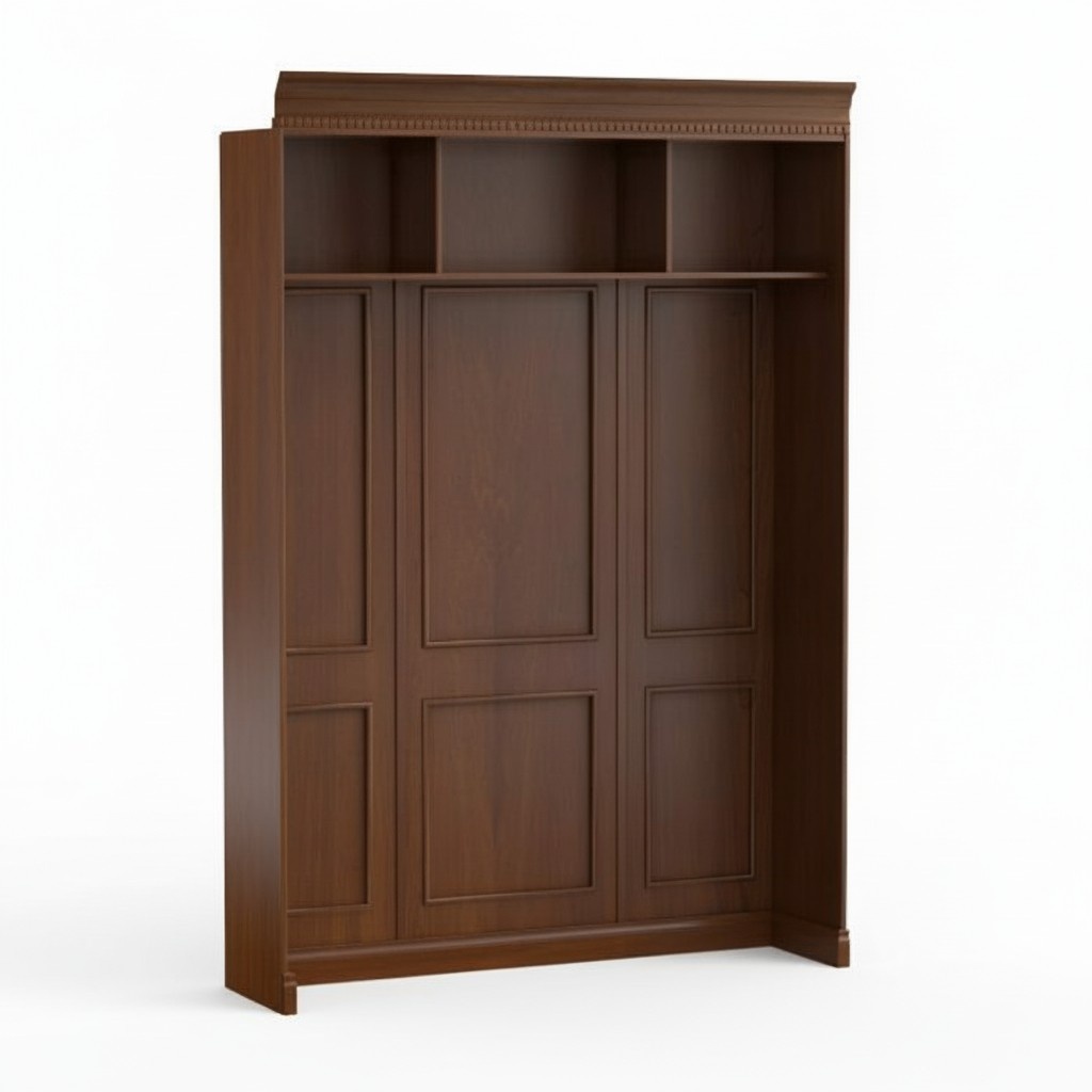 Classic panel with wall shelf and lighting bed wall wall cladding BA-17