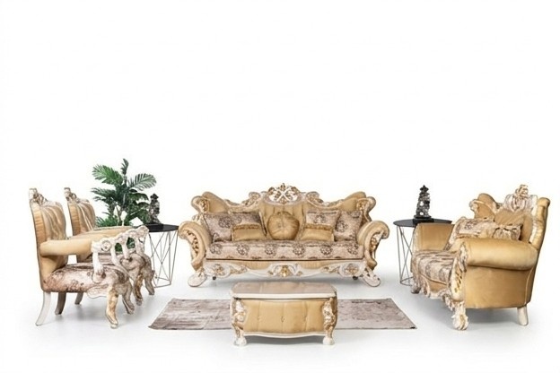 Classic sofa set 4-piece set baroque rococo luxury furniture couch sofa
