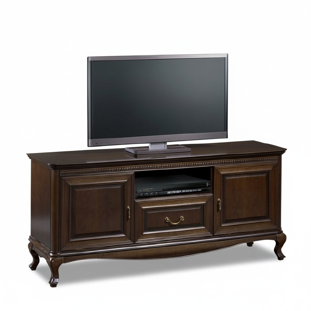 Classic TV sideboard, real wood dresser board cabinet, model VRTVB.