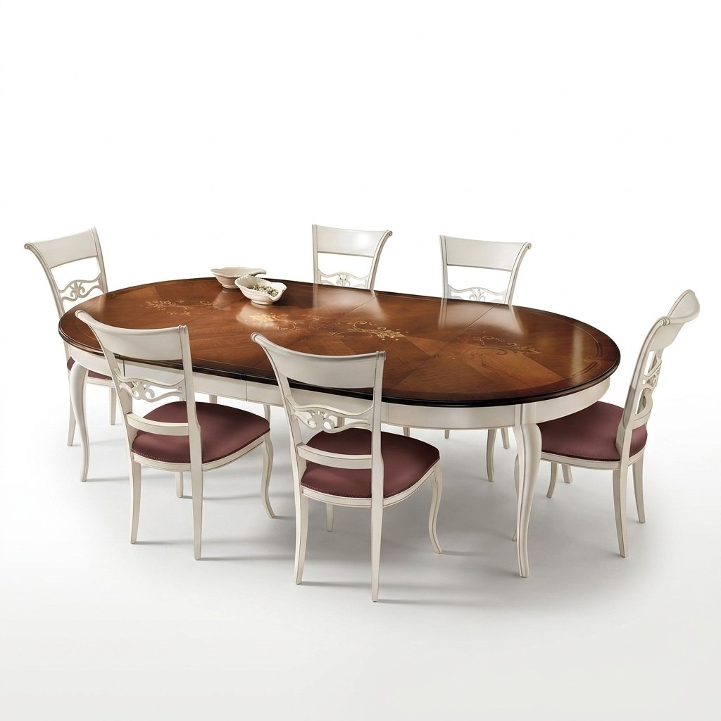 Classic Table Baroque Wooden Table Rococo Dining Room Royal Dining Table
