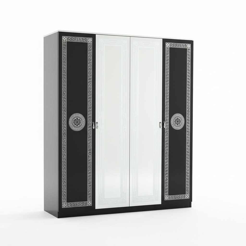 Classic Wardrobe Walk-in Wardrobe Wardrobes Wood Baroque New