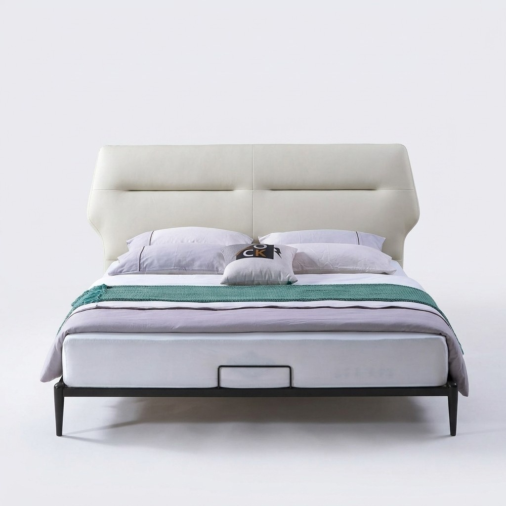 Classic bed Double bed Beds Wood country house style Real wood bedroom
