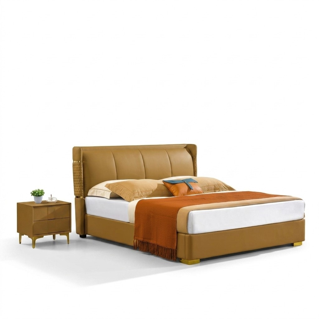 Classic bed double hotel beds 180x200 furniture bedroom luxury furniture new