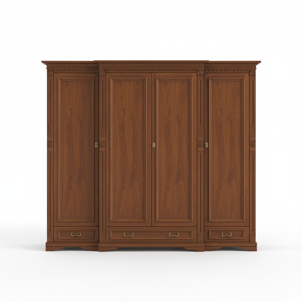 Classic cabinets Cabinet Wall unit Wardrobe Solid Colonial Style O4D
