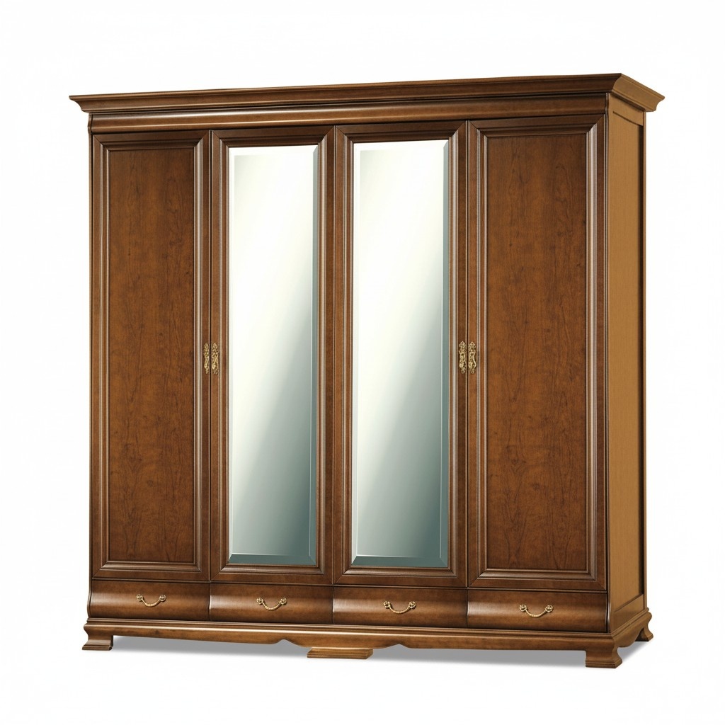 Classic cabinets, cabinet, wooden cabinet, cabinet wall, wardrobe - Model N-4D