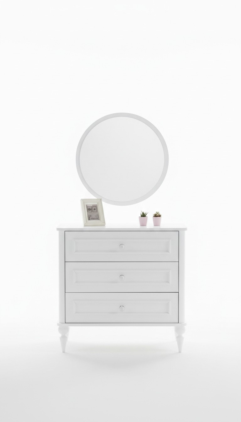 Classic Chest of Drawers Country Style Chests of Drawers Consoles White 3 Drawers