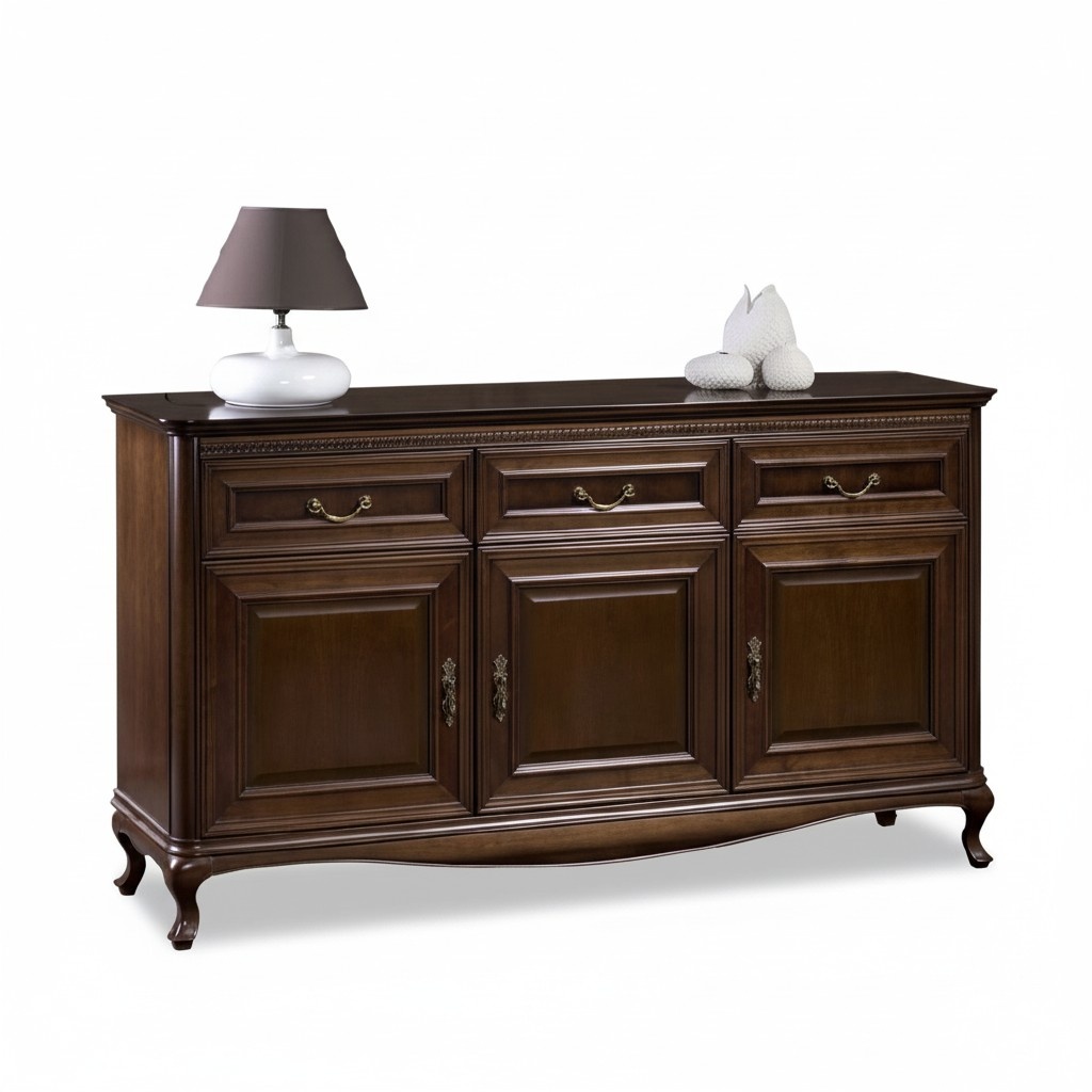 Classic chest of drawers, solid wood cabinet, new, handmade V-K3