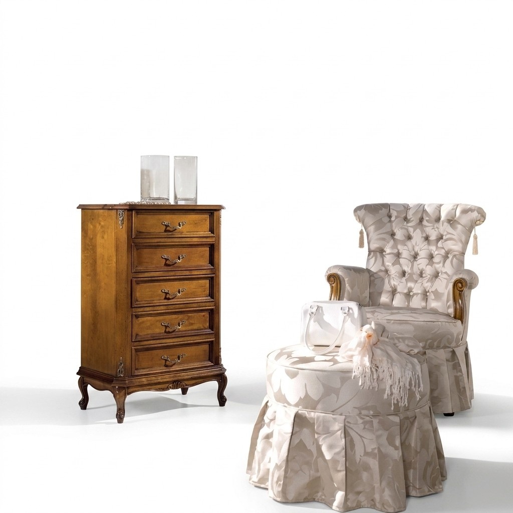 Classic Chest of Drawers Luxury Sideboard Wooden Furniture Living Room Furnishings