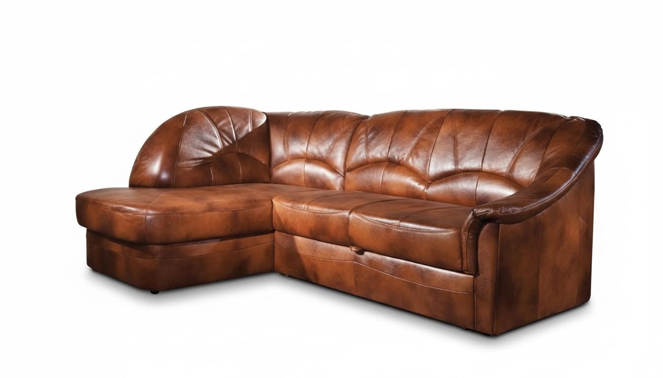 Classic corner sofa 100% leather living area upholstery sofa couch seat set