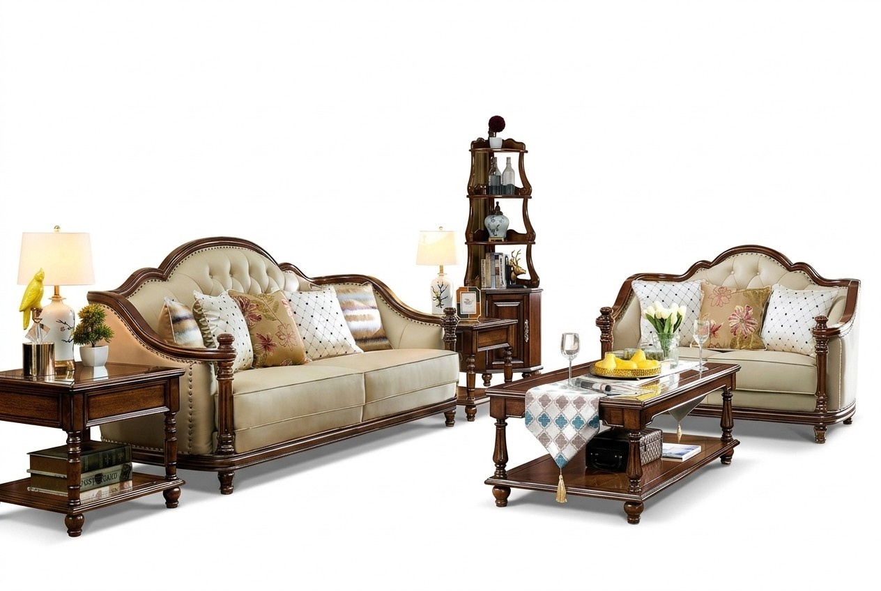 Classic design sofa set 3+2 seater set sofa 2 pcs set
