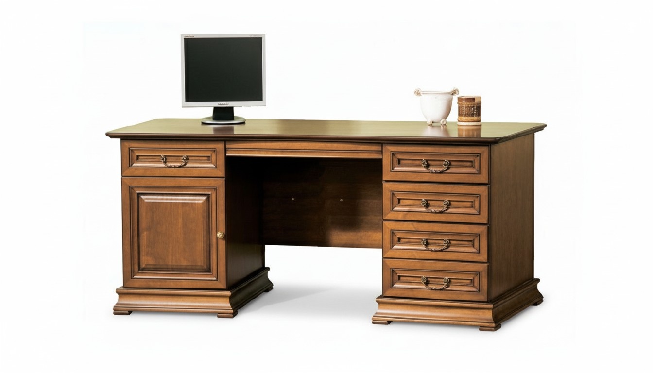 Classic desk office furniture table office manager desks solid wood - SE-S