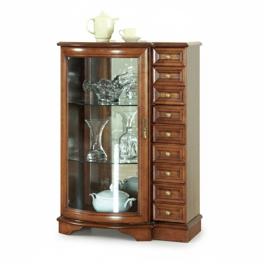 Classic display cabinet chest of drawers cupboard showcase model Z-KS1