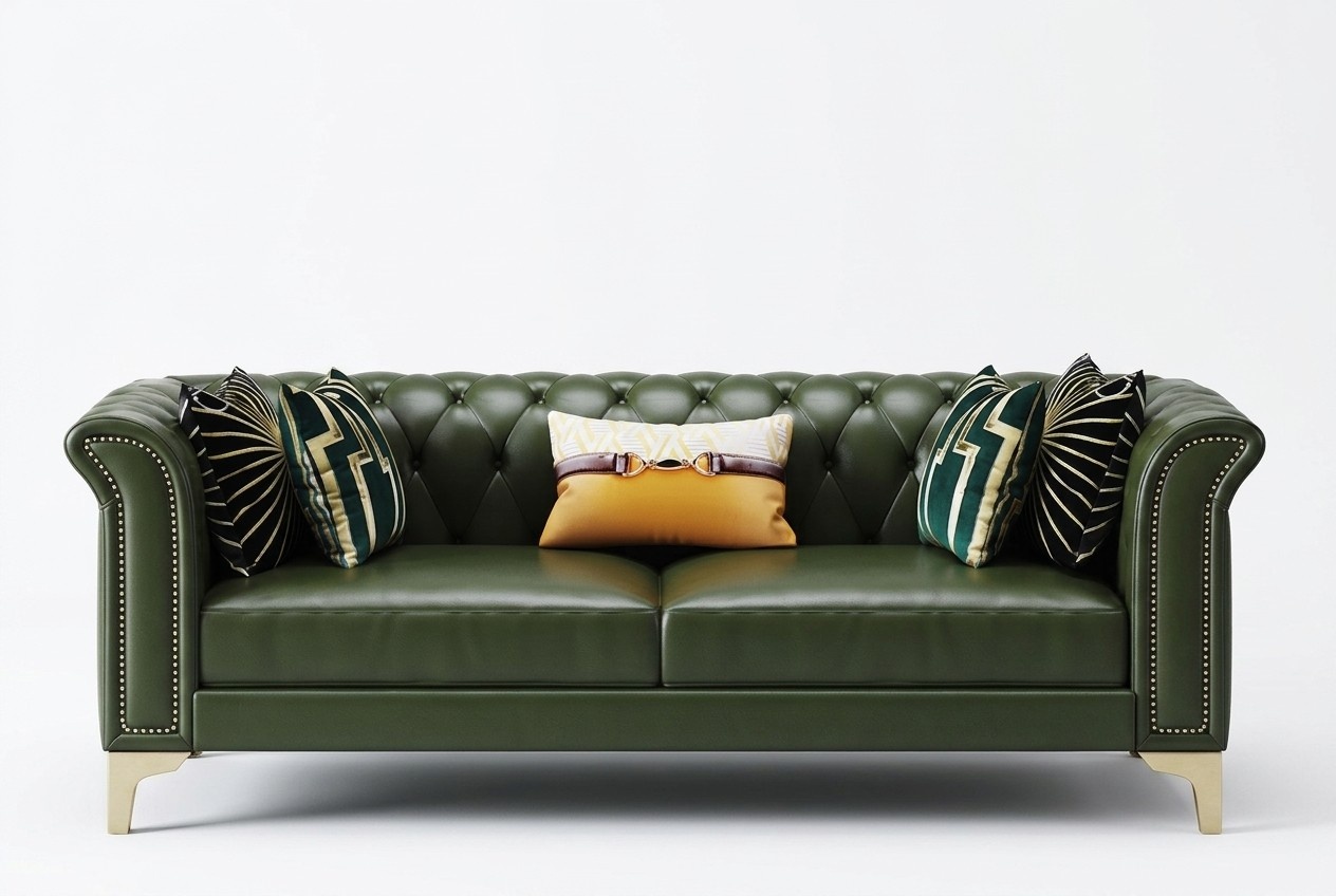 Classic three seater couch furniture upholstery sofa 3 seater leather couches
