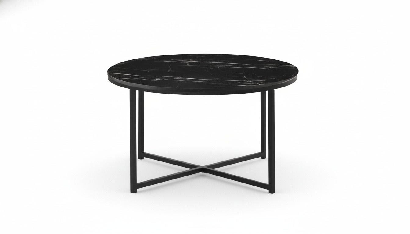 Coffee table black living room high quality modern minimalist furniture new wood