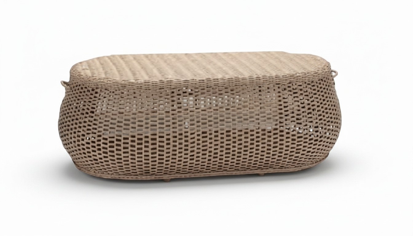 Brown Luxury Coffee Table Modern Table Design Rattan Side Table