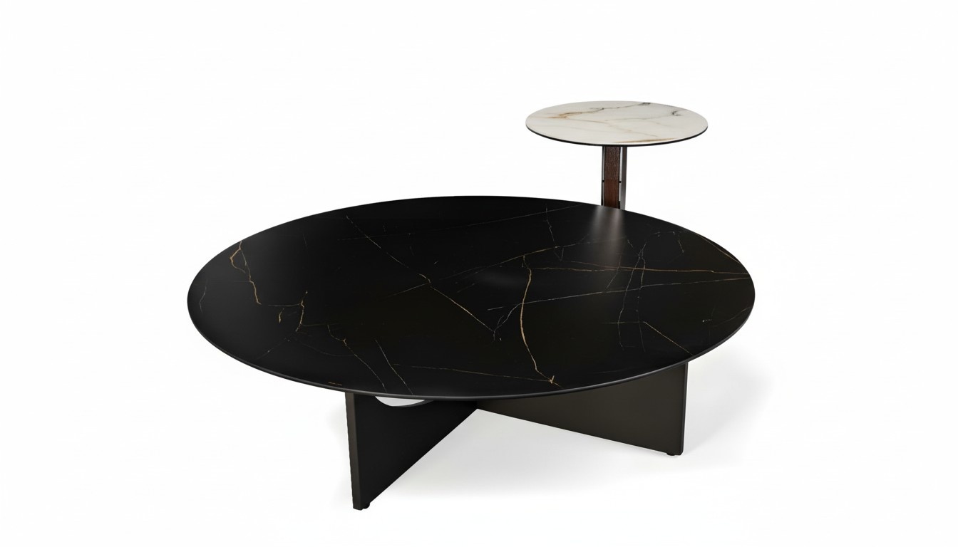 Coffee table side design luxury metal stylish modern tables