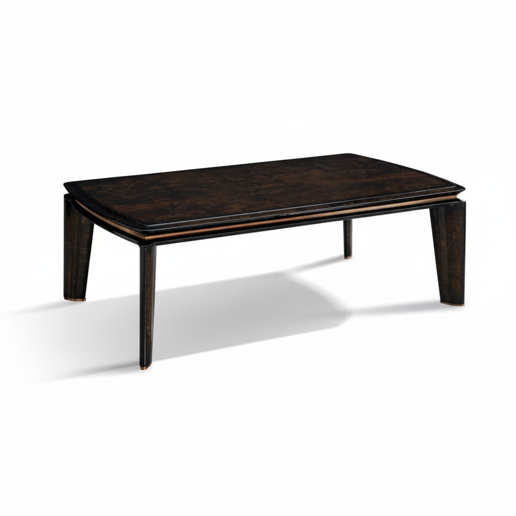 Coffee table dark brown wood luxury living room new modern design furniture table new