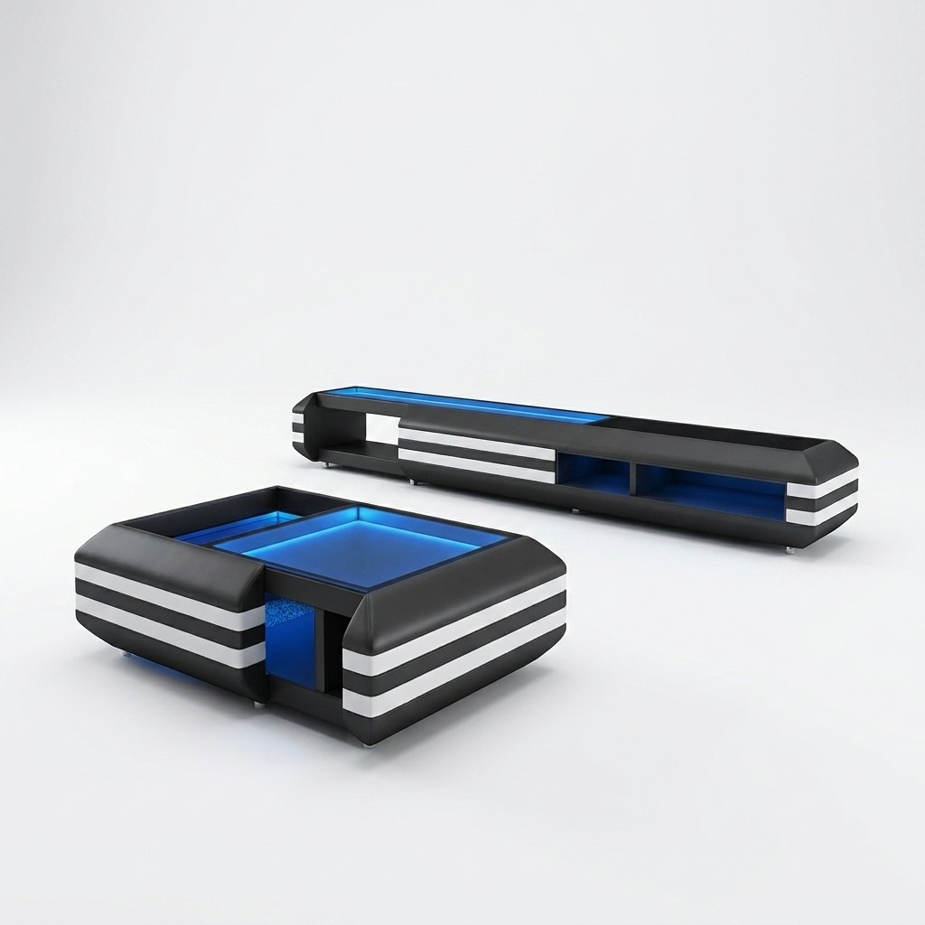 Coffee table designer table coffee table tables glass table illuminated coffee table LED