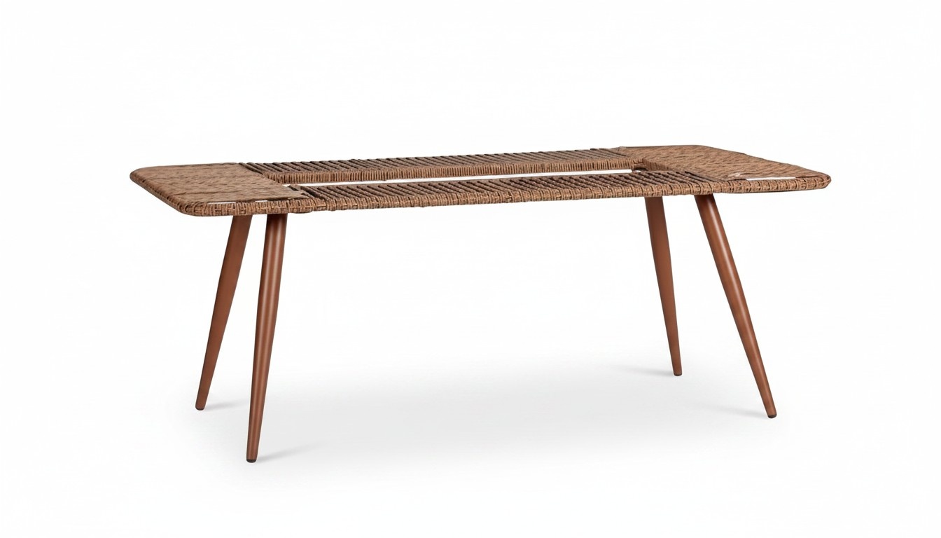 Coffee Table High Quality Brown Modern Design Luxury Rattan Side Table