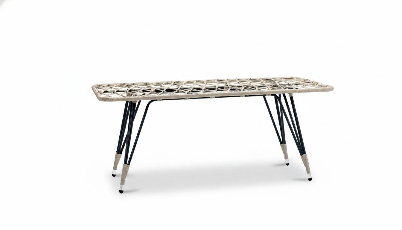 Coffee Table High Quality Luxury Rattan Gray Modern Side Table Design