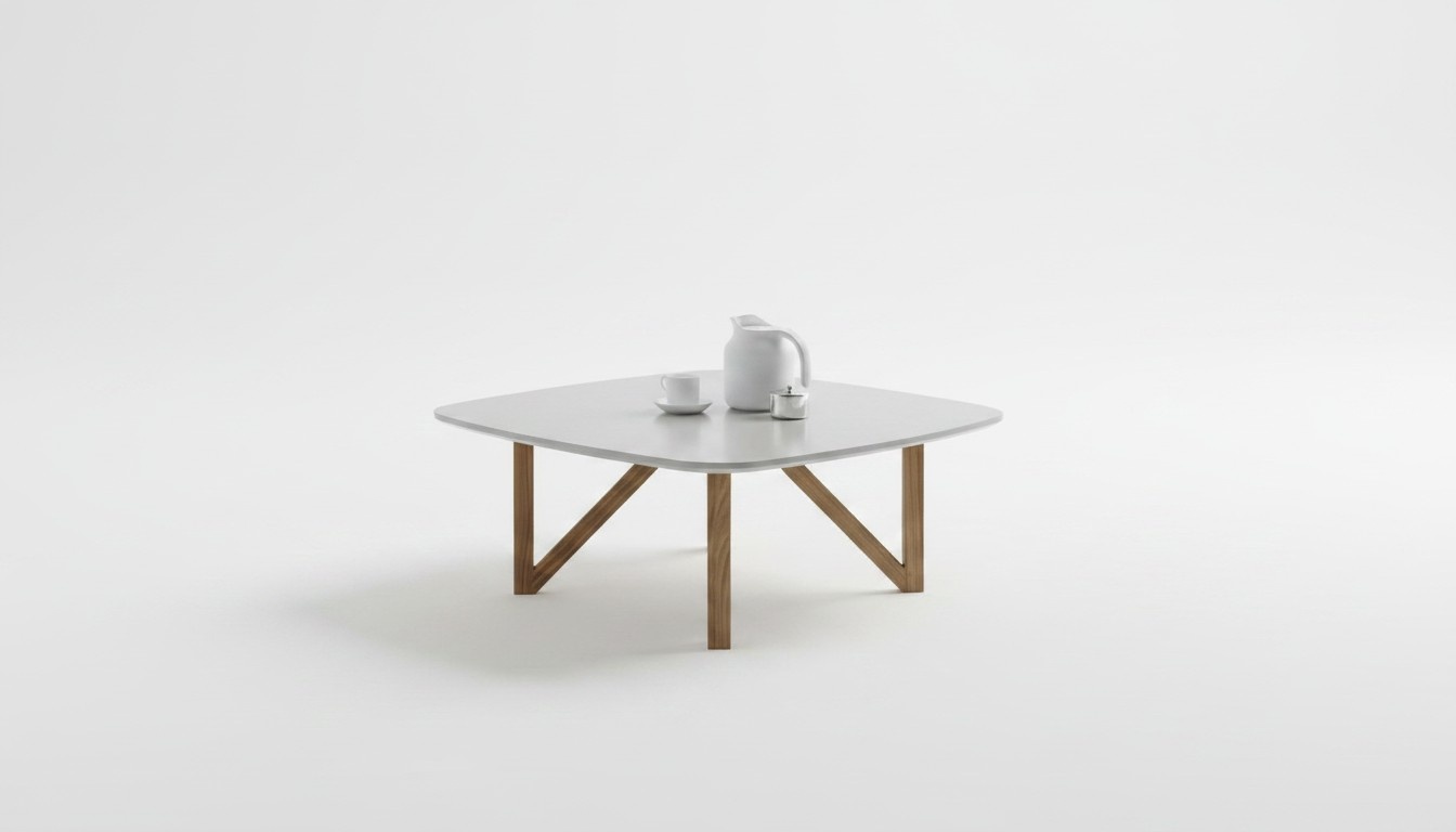 Coffee table living room table luxury walnut natural designer side table