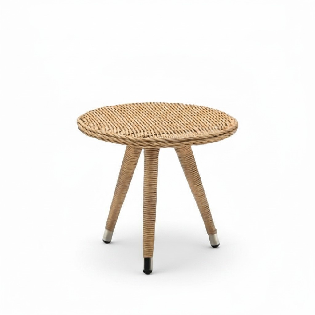 Coffee table luxury furniture terrace design rattan round modern high-quality furniture