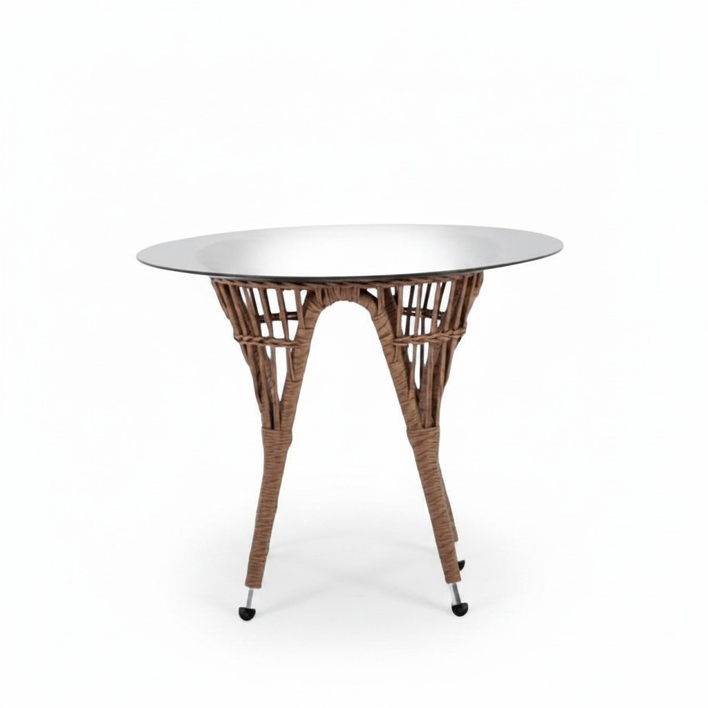 Coffee table rattan brown side table designer coffee table terrace luxury furniture