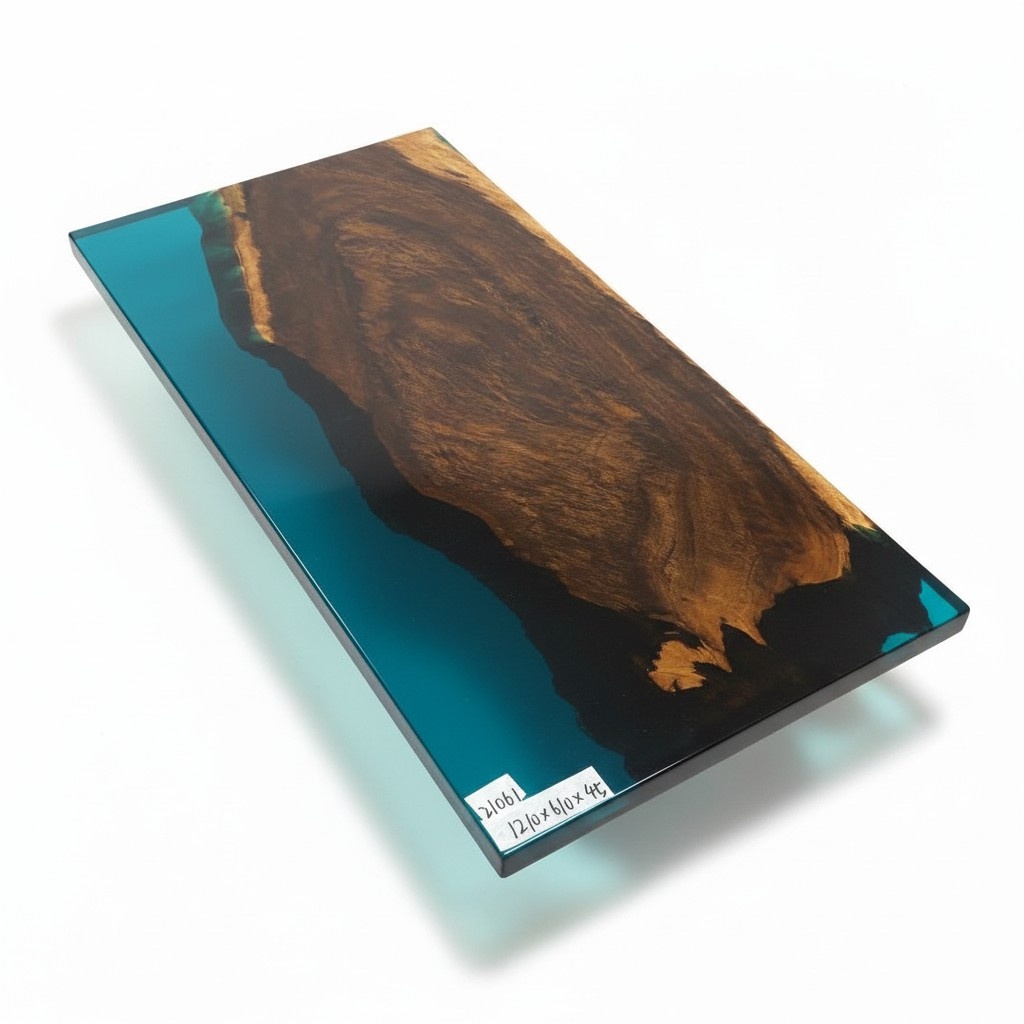 Coffee Table River Table Real Wood River Table Solid Epoxy Tables 121x61cm