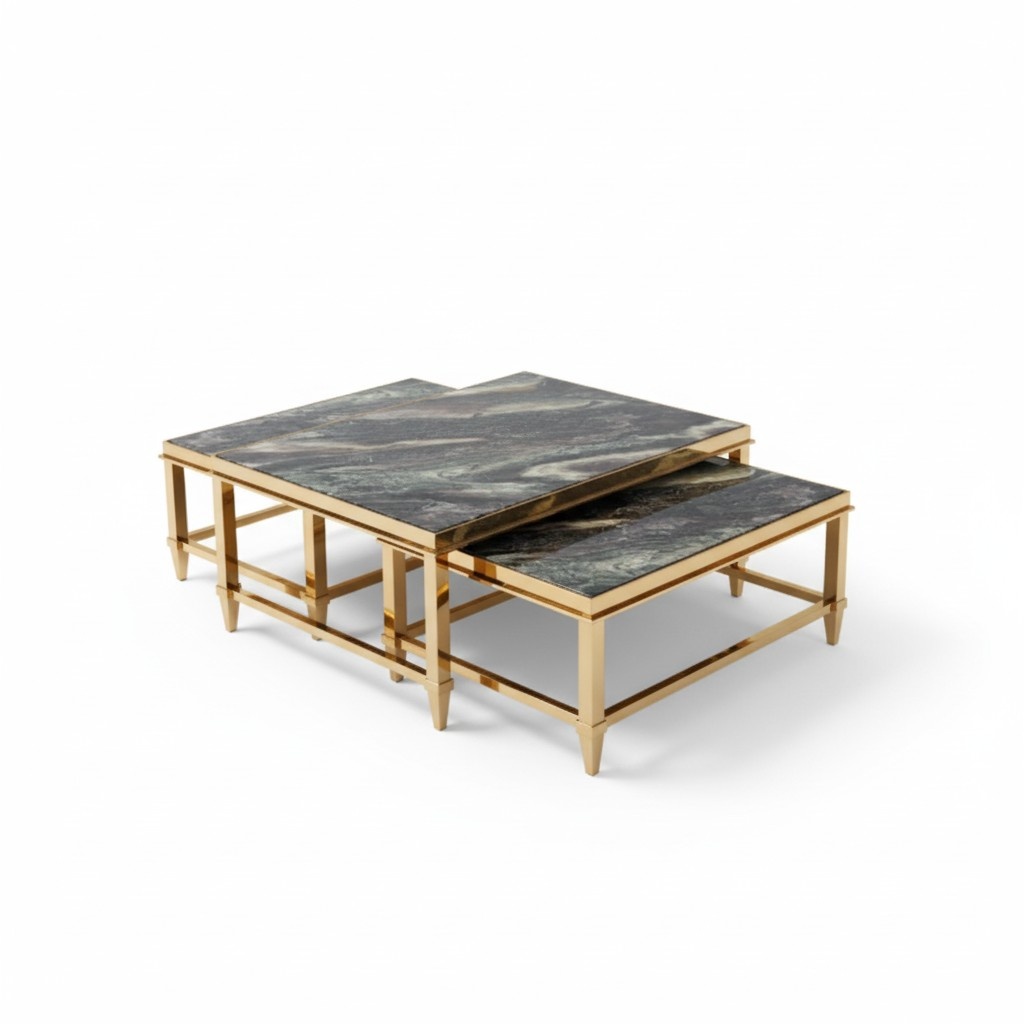 Coffee Table Side Table Designer Living Room Table Tables 3pcs New