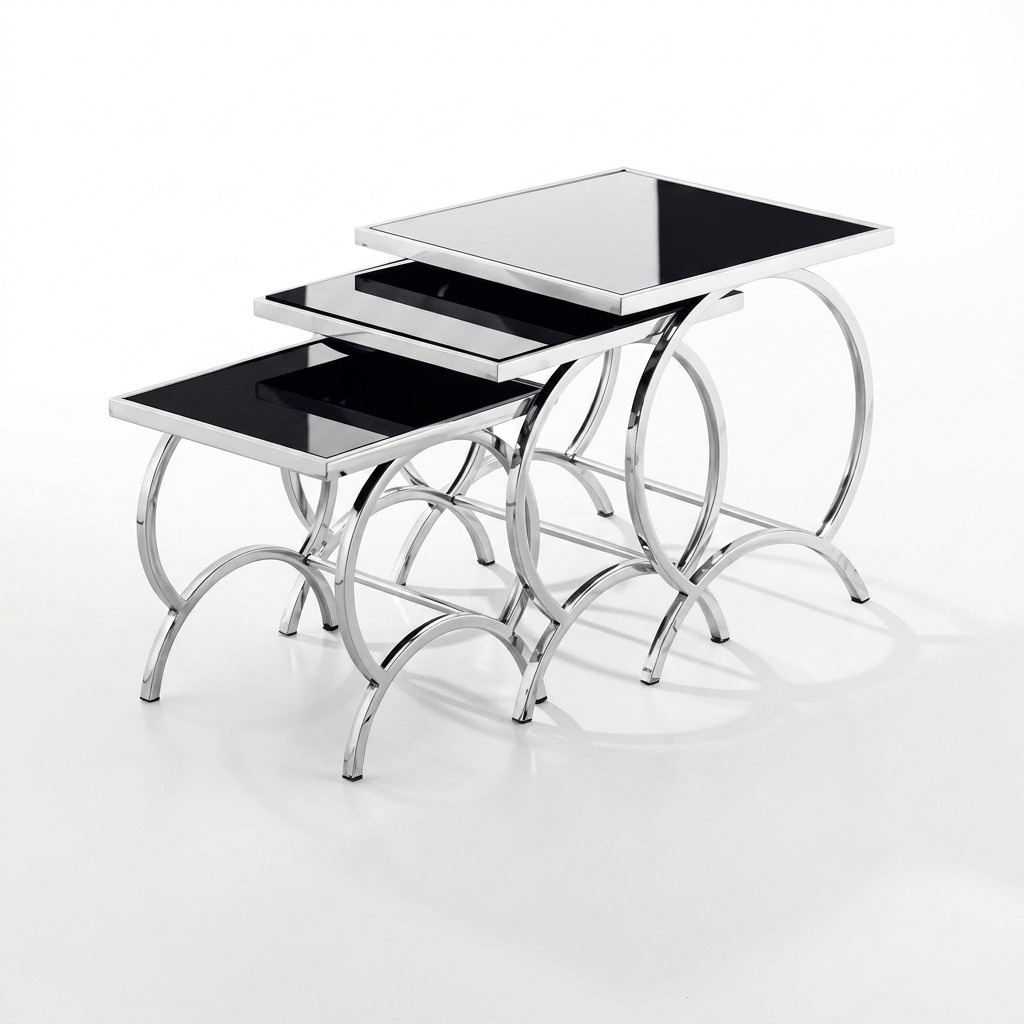 Coffee Table Designer Side Table Stainless Steel Modern Table Living Room Furniture New