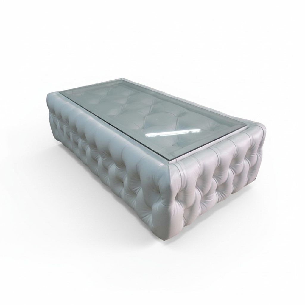 Coffee table table tables glass table Chesterfield possible: leather textile velvet fabric