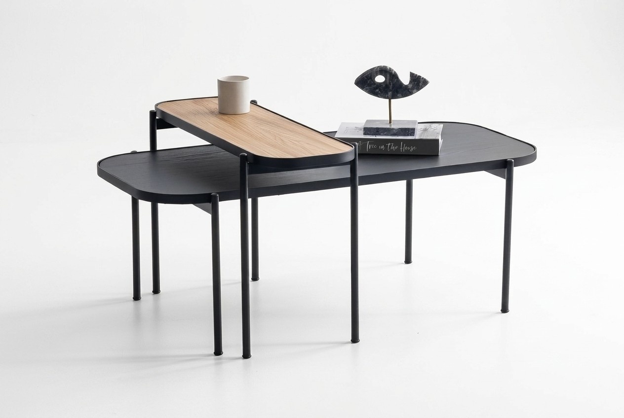 Coffee table with side table – elegant and versatile table set for the living room