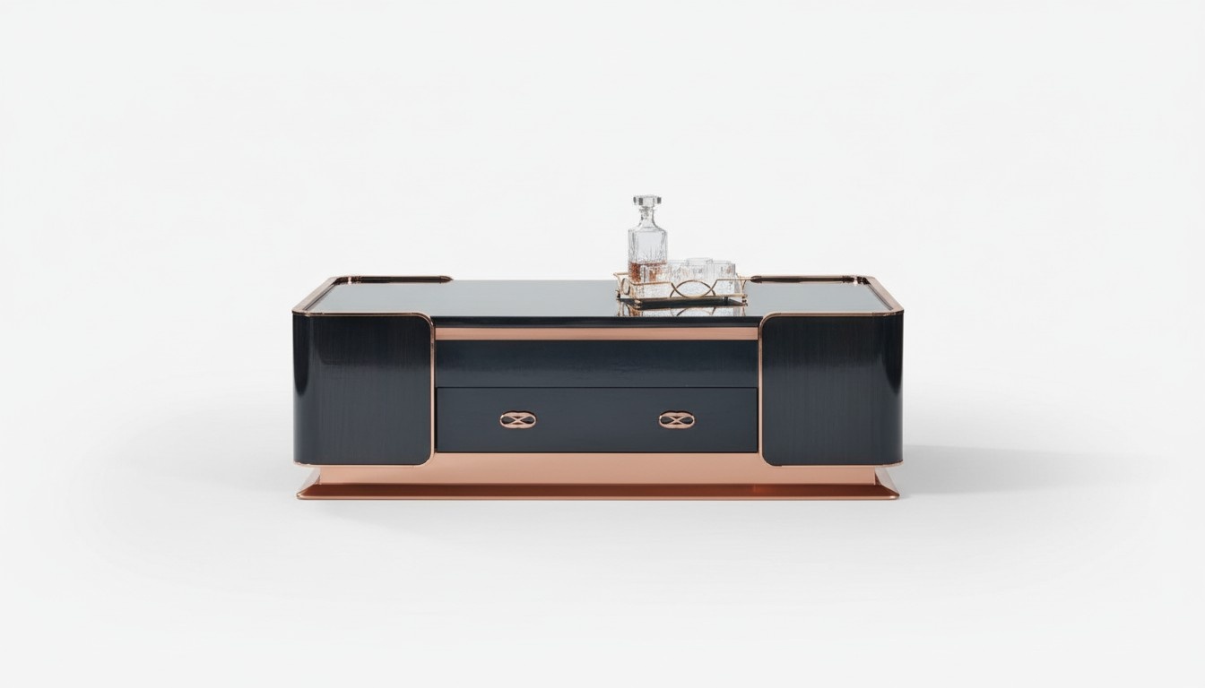 Coffee table wood brown noble tables modern design furniture luxury living room table