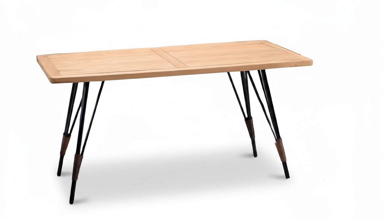 Coffee table Luxury Furniture Patio Design High Quality Rattan Rectangular Modern