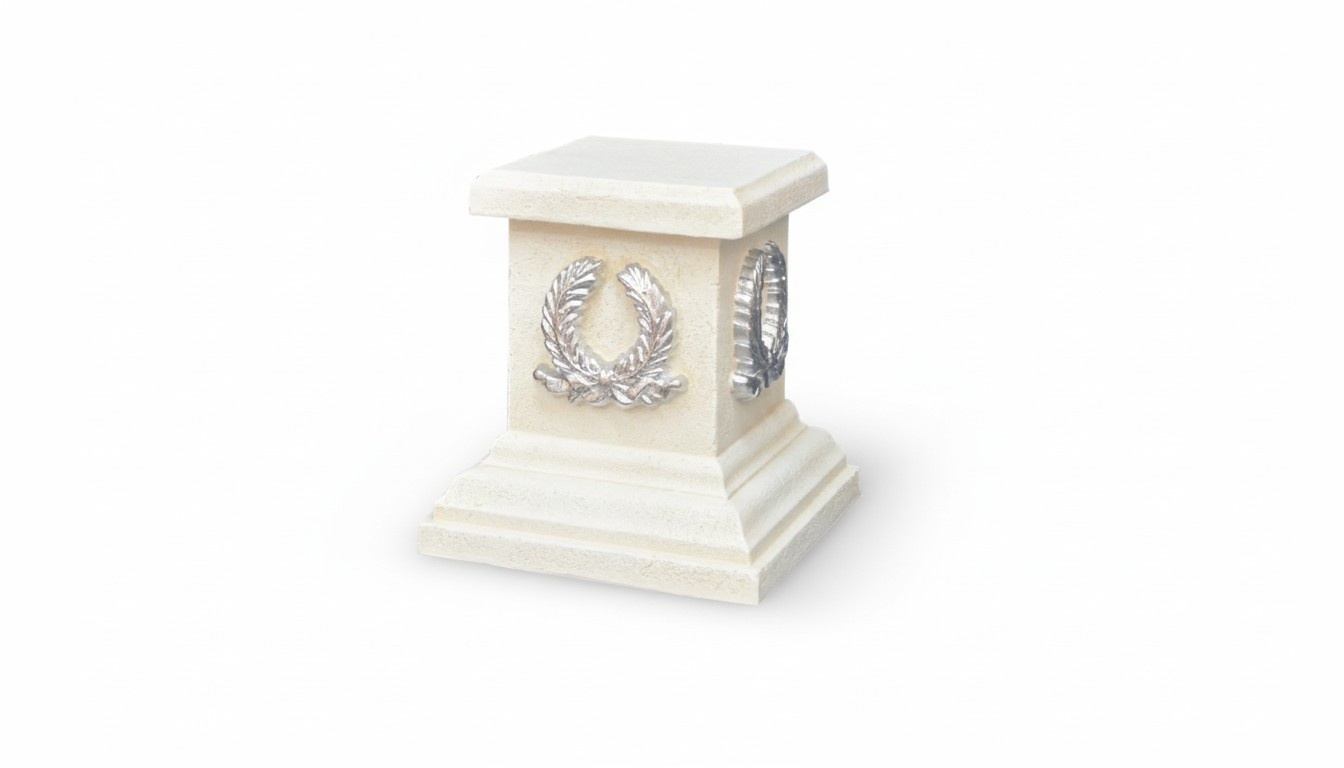 Decorative floor stand in antique roman column style 30,5 cm height, model - 1088