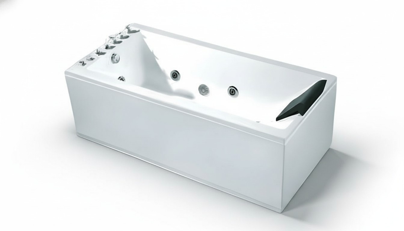 Comfort bathtub, massage bathtub, luxury bathtub, acrylic bathtub, hydromassage bathtub 180x85 cm