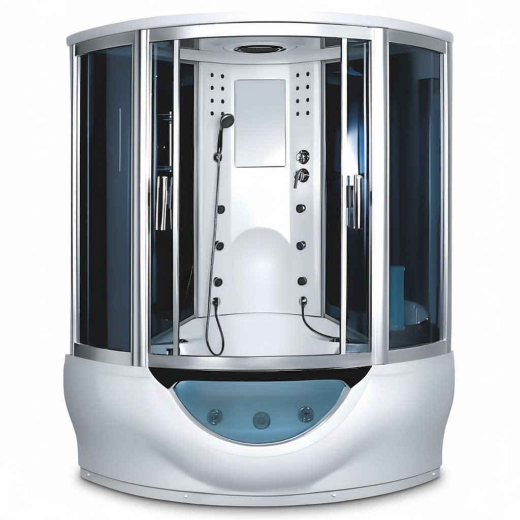 Comfort shower shower cabin shower door shower partition shower glass cabin 150x150 cm