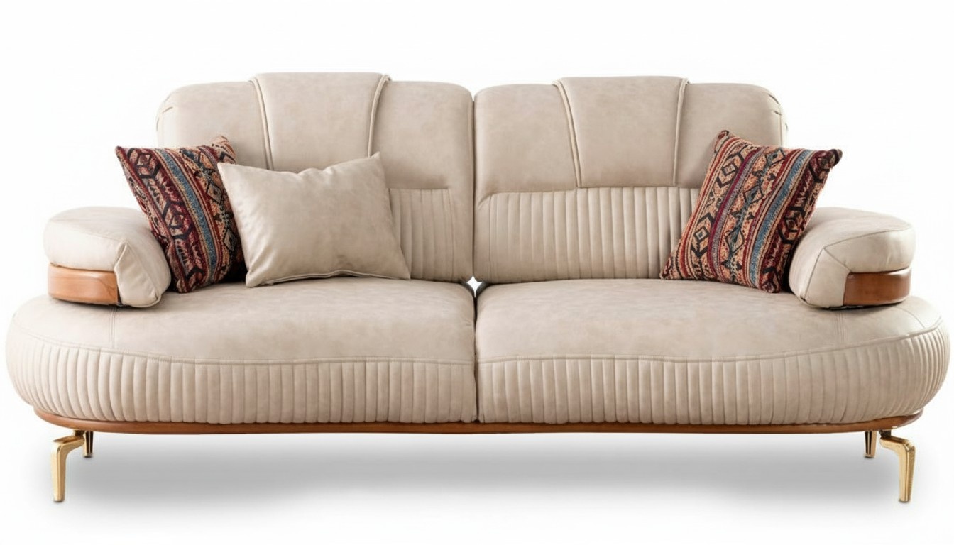 Comfortable 3-seater Modern design and cozy living area