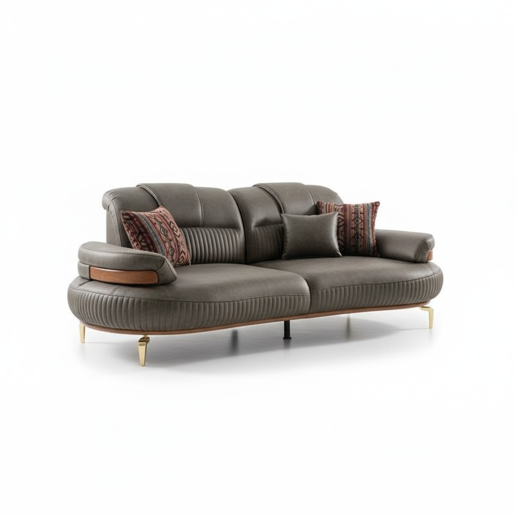 Comfortable 3-Seater Sofa Timeless and Elegant Design for Your Living Room