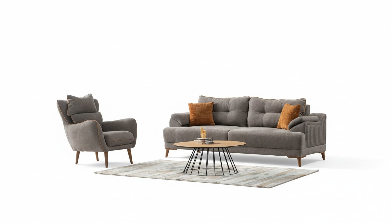 Comfortable sofa set 3+1 seat Cozy and stylish living room couch