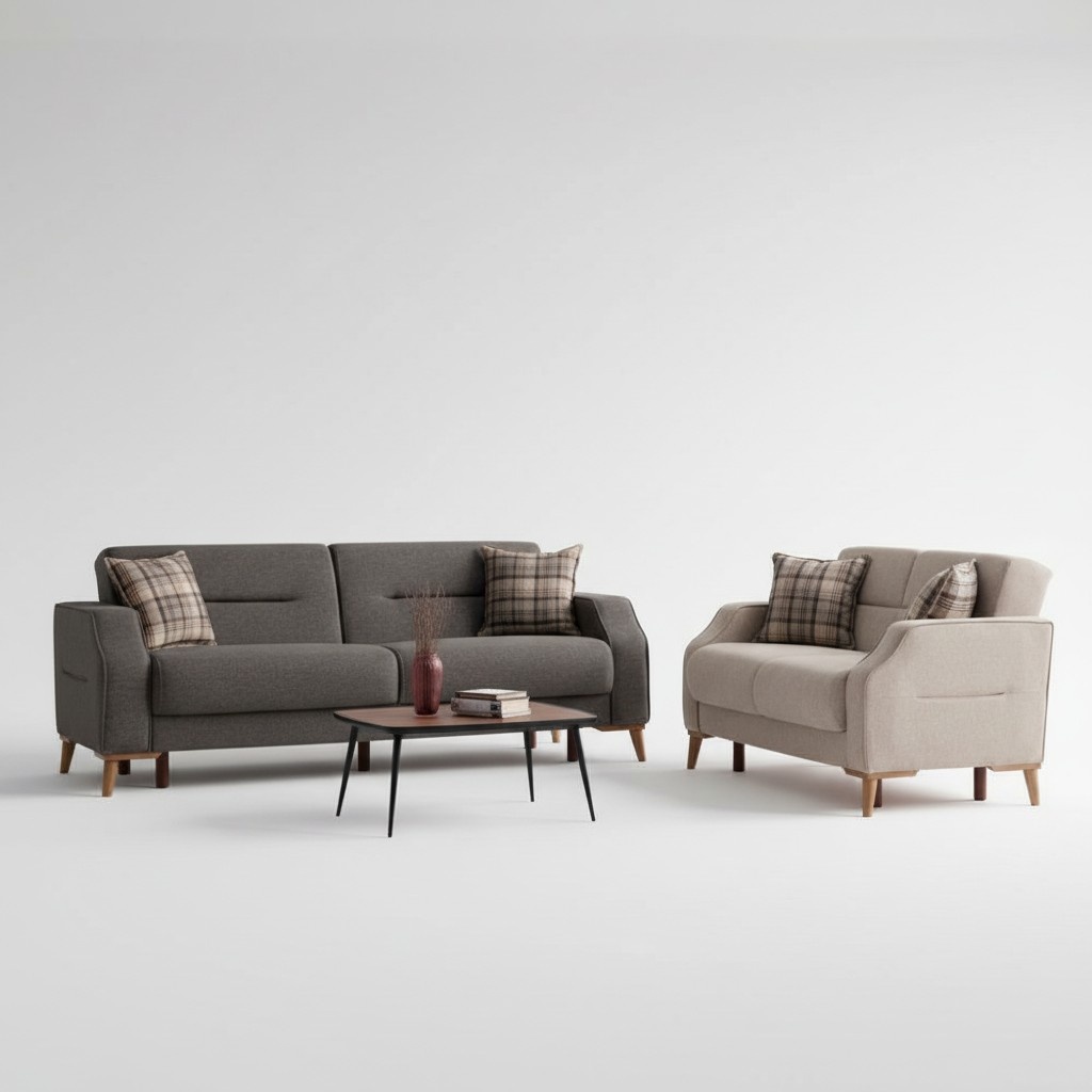 Comfortable sofa set 3+3 seater Stylish design for relaxed living