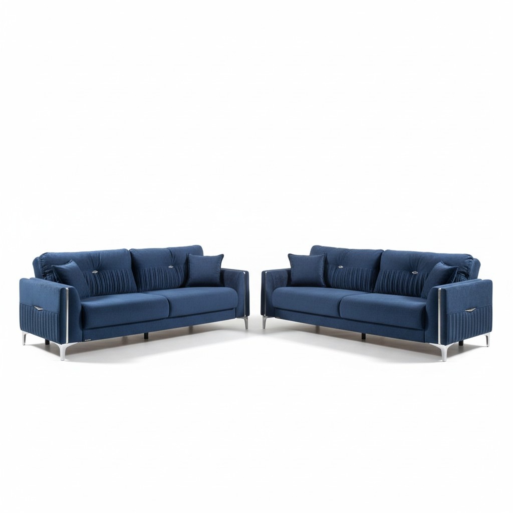 Comfortable sofa set 3+3 seats Stylish design for relaxed living