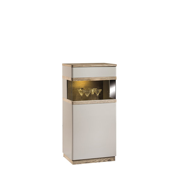 Living/dining room modern style real wooden low cupboard/showcase- model CM-W3/4 P/L