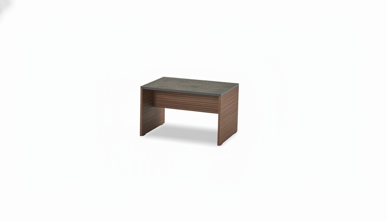 Compact brown coffee table designer home office elegant side tables