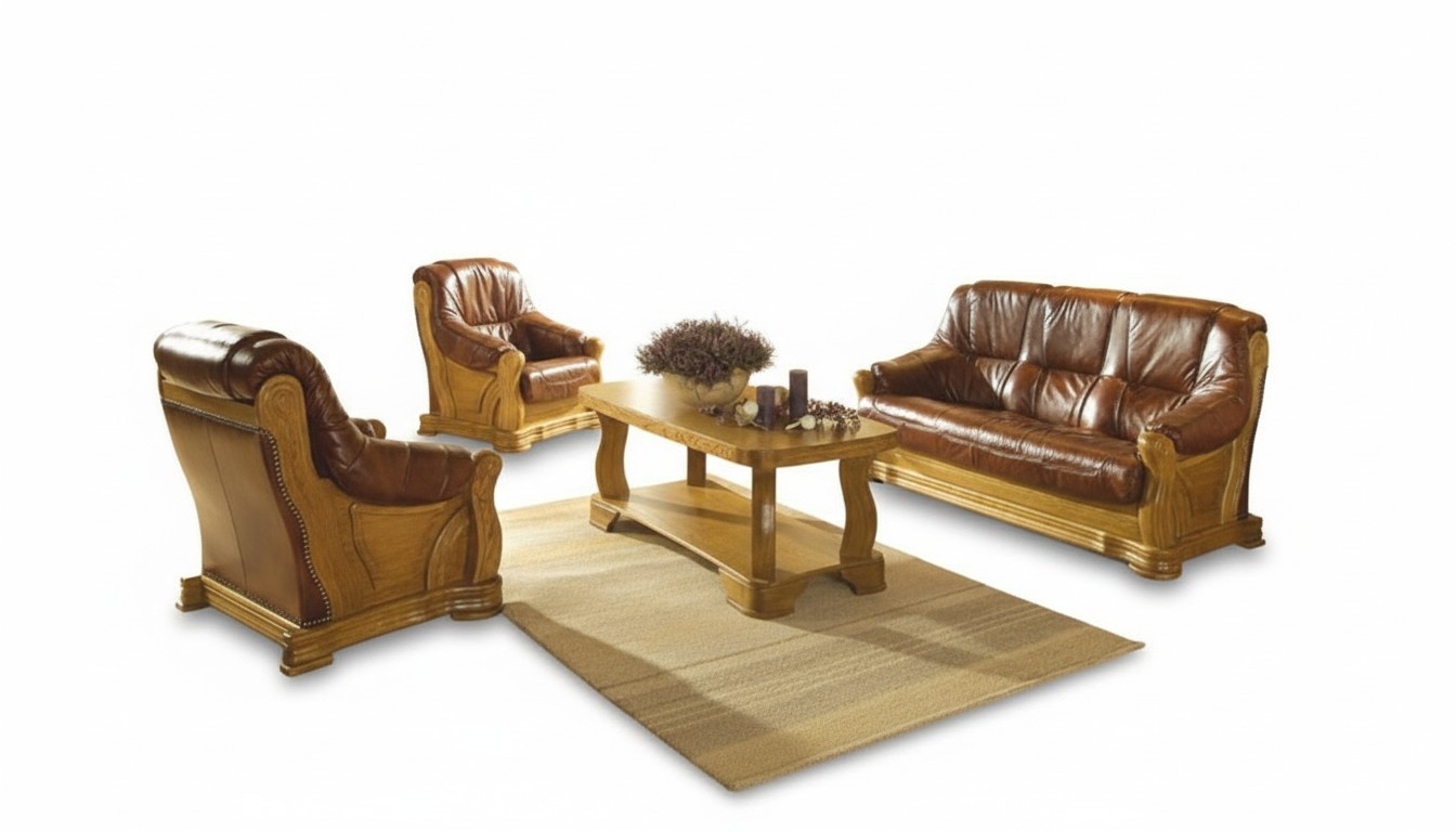 Complete set leather set leather sofa sofa seat couch 3+2+2 couches