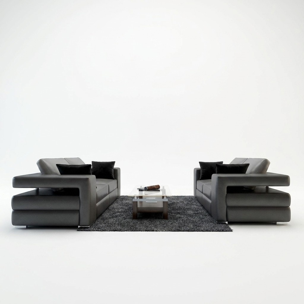 Complete set sofa set 3+1+1 seater designer living landscape 3tlg sets