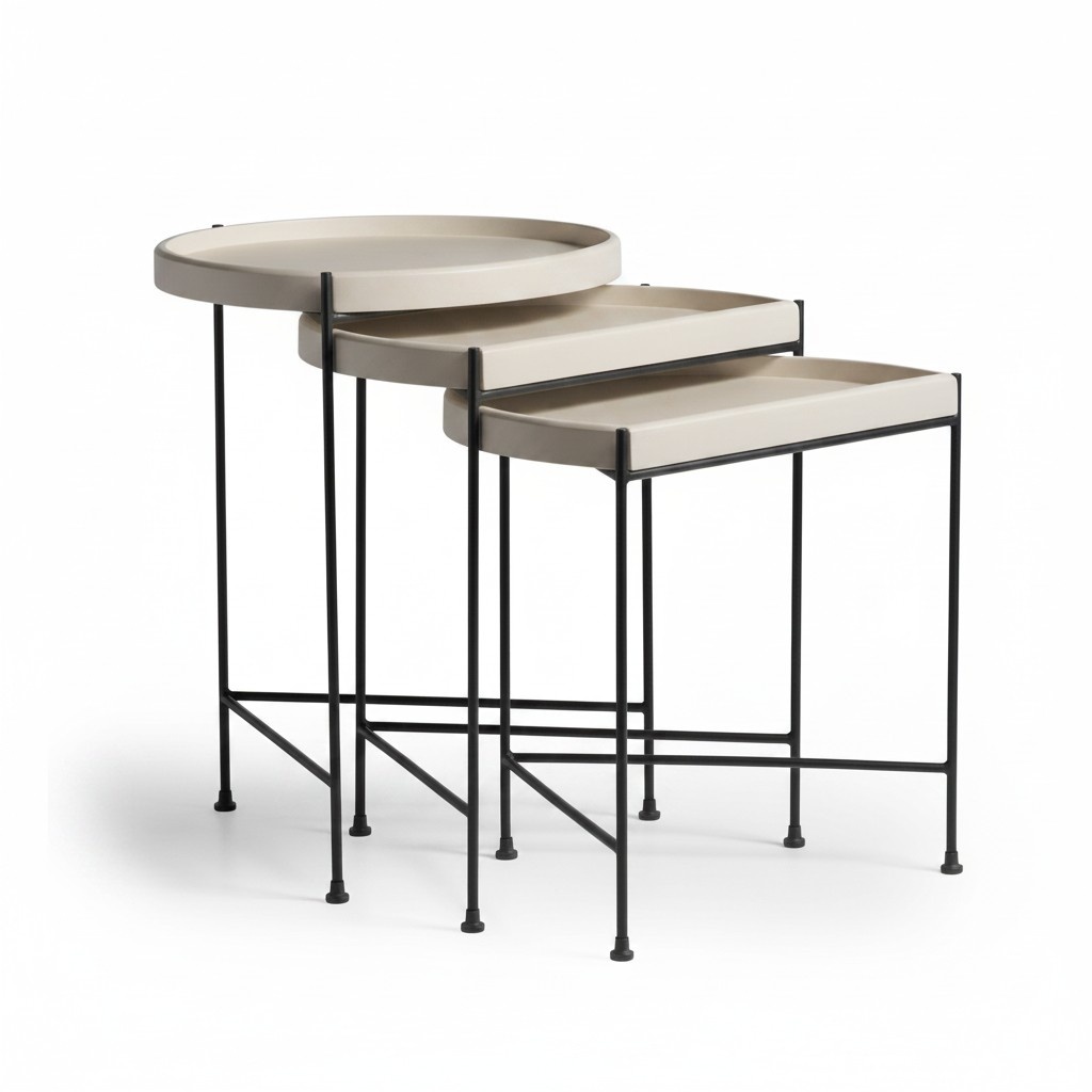 Complete side tables Coffee tables Sofa tables Beige coffee tables