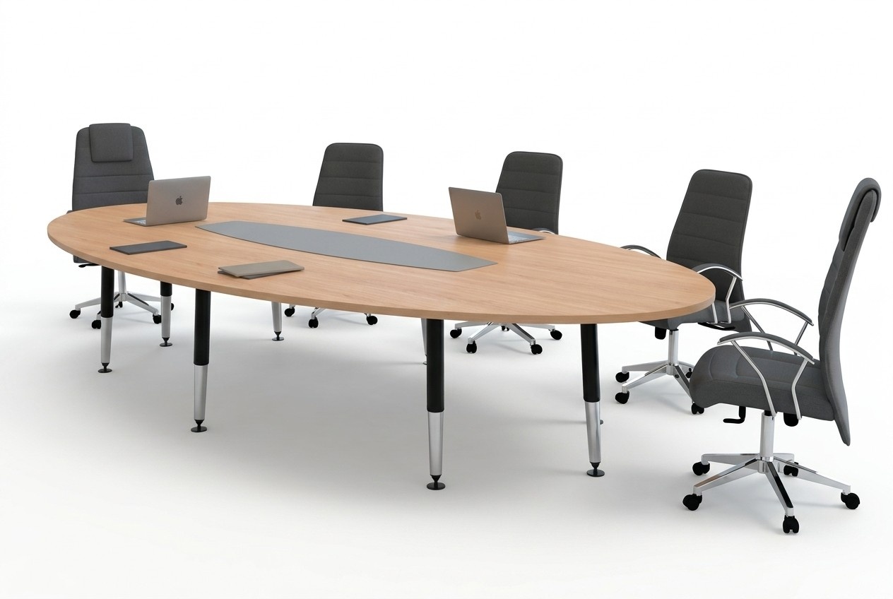 Conference table designer office work room 220x110 furniture table modern