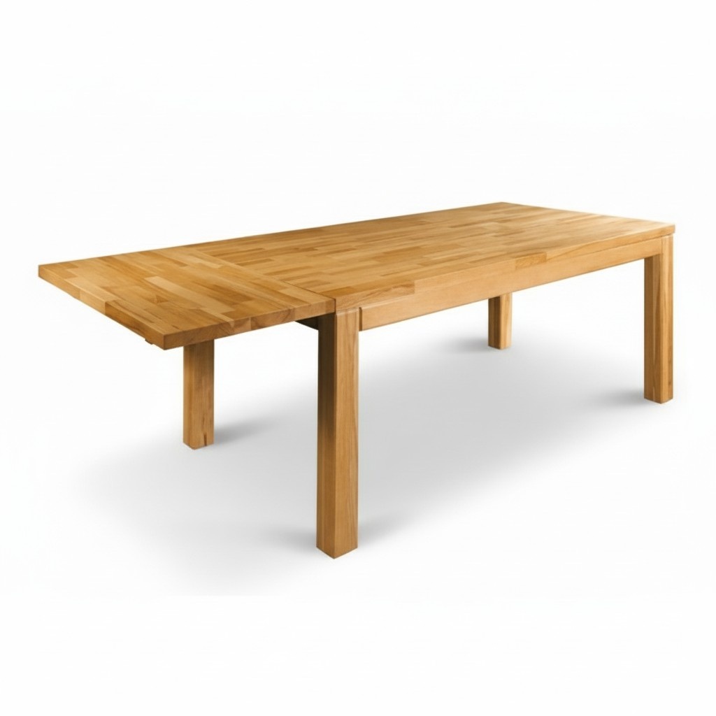 Natural wood conference table Solid wood dining table Handcrafted dining room